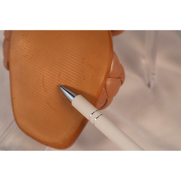 Madden NYC Braided Strap Tan Block Heel Sandals Comfortable & Stylish Size 8 - Picture 6 of 6